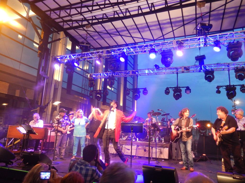 The Long Players performing onstage